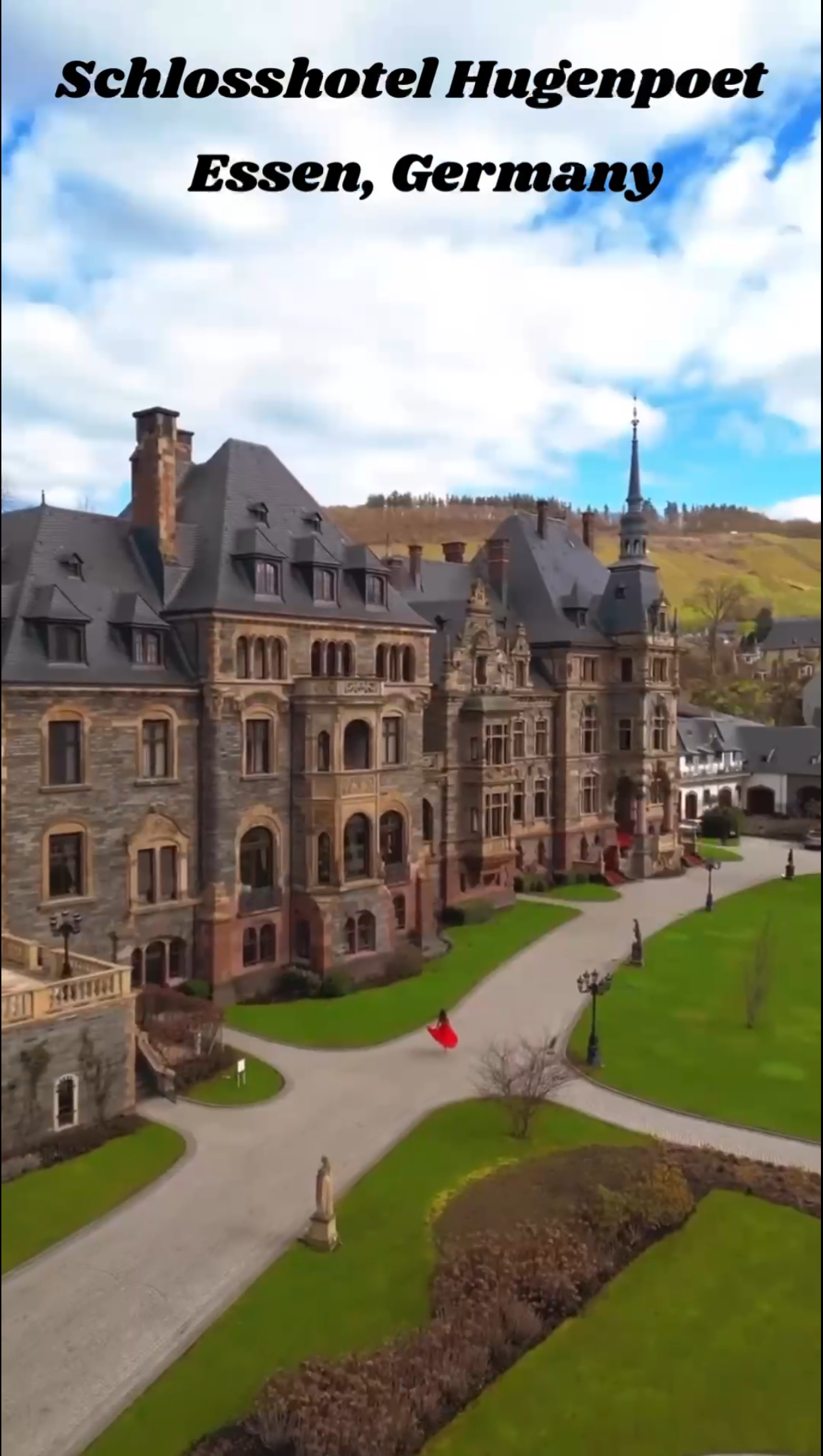 Germany Stock B-Roll Castle Hotel